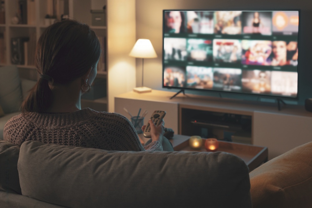 women enjoy watching tv shows