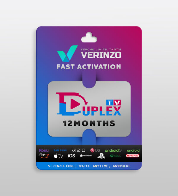 cover duplex tv 12months with verinzo