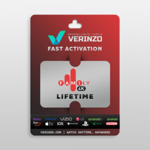 couverture de la famille 4K TV Player Lifetime