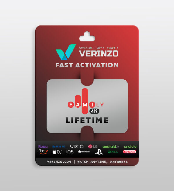 couverture de la famille 4K TV Player Lifetime