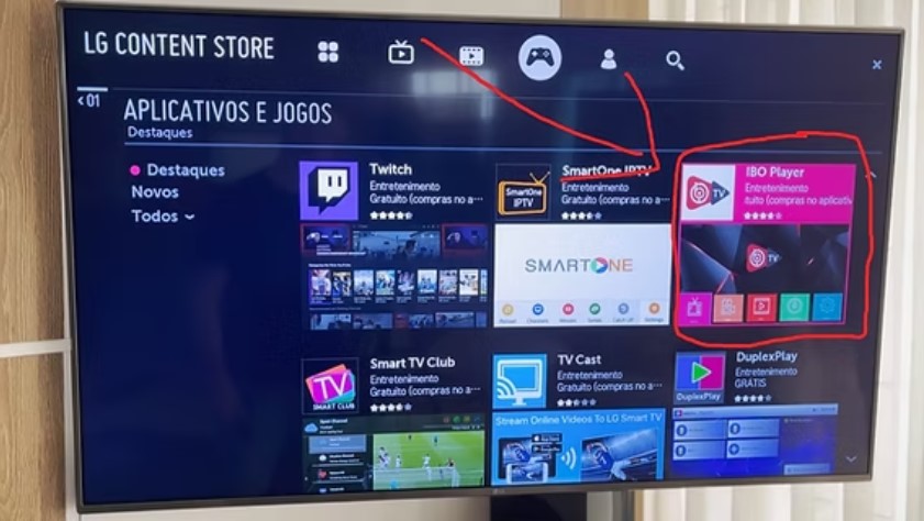 ibo player on lg